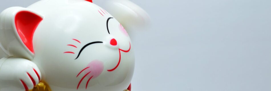 Japanese Lucky Coin Cat